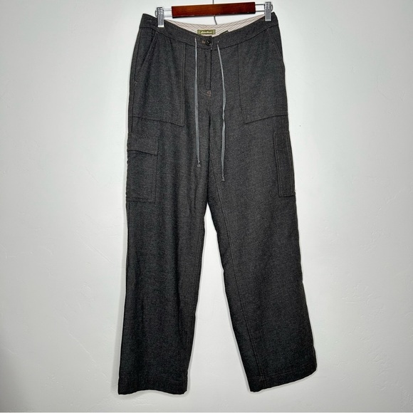 Eddie Bauer Wool Blend Cargo Pants Size 10 Lined Gorpcore Outdoors - Picture 1 of 13